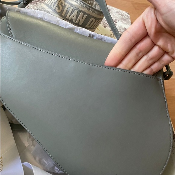 Dior saddle small leather bag with the strap - Picture 3 of 9